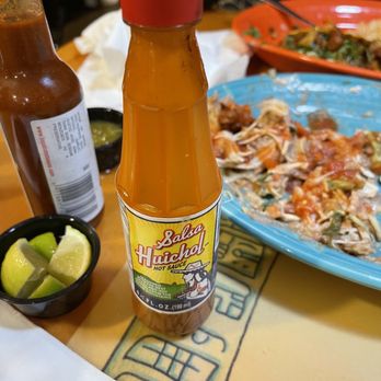 Mariscos La Playa - Hot sauce and nachos - Seafood Near Me - Albuquerque, New Mexico