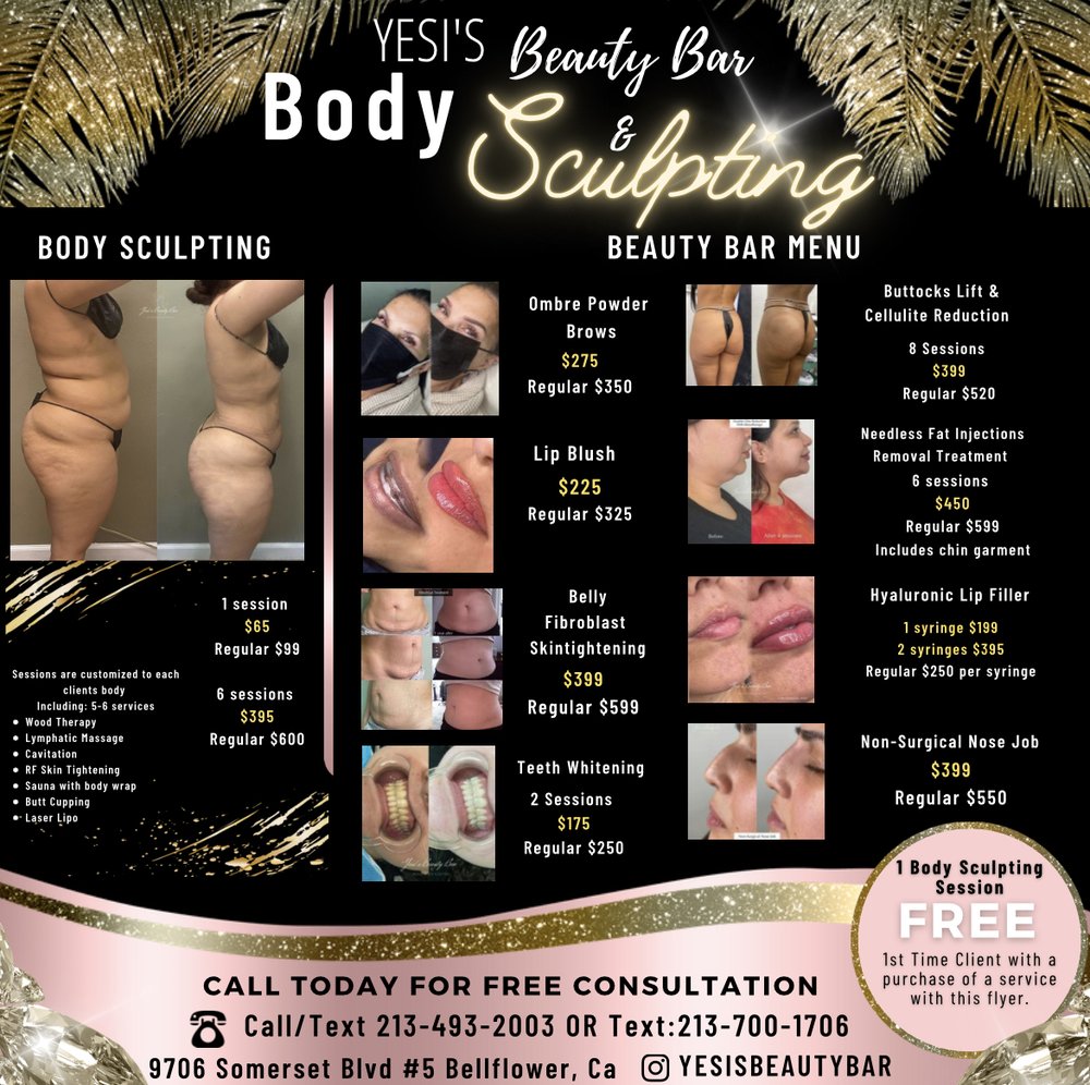 Yesi’s Beauty Bar & Body Sculpting Logo