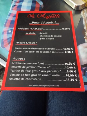 Menu photo 7 Le Majestic St Jean de Luz, 64