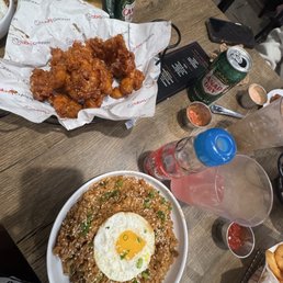 Garlic honey chicken  Chicken Fried Rice