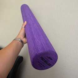 My new foam roller purchased at Truelee's Massage. $40