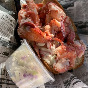 DJ's Clam Shack - Overstuffed Maine Lobster Roll $34 worth every penny. - Seafood Near Me - Key West, Florida DJ's Clam Shack - Overstuffed Maine Lobster Roll $34 worth every penny. - Seafood Near Me - Key West, Florida