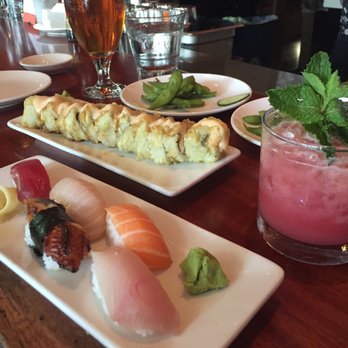 Momiji - Sushi bento a, fried seattle roll, and Hello Kitty cocktail - Japanese Near Me - Seattle, Washington Momiji - Sushi bento a, fried seattle roll, and Hello Kitty cocktail - Japanese Near Me - Seattle, Washington