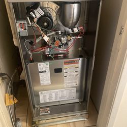 Let’s Chill HVAC - In closet furnace.