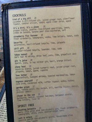 Menu photo 5 Bacari Silverlake Los Angeles, CA