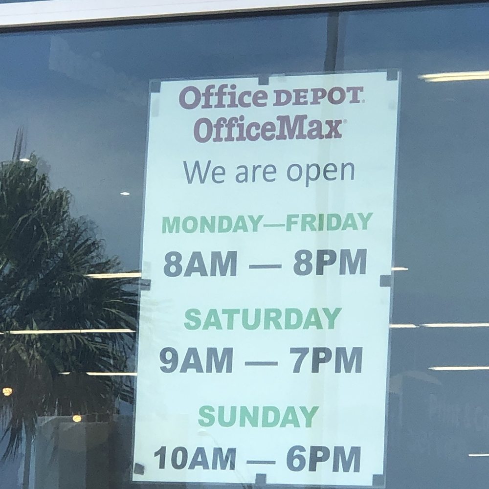 Office Depot - Operating hours - Office Equipment Near Me - Jacksonville Beach, Florida Office Depot - Operating hours - Office Equipment Near Me - Jacksonville Beach, Florida