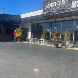 Exterior outside entrance of Smokehouse at Steve’s - Outside - Graham, North Carolina Exterior outside entrance of Smokehouse at Steve’s - Outside - Graham, North Carolina