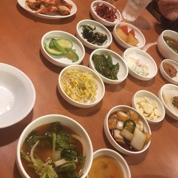 Cho Sun Ok Restaurant - Banchan (side dishes) - Korean Near Me - Chicago, Illinois Cho Sun Ok Restaurant - Banchan (side dishes) - Korean Near Me - Chicago, Illinois