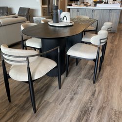 Arhaus - New dinning table chairs.