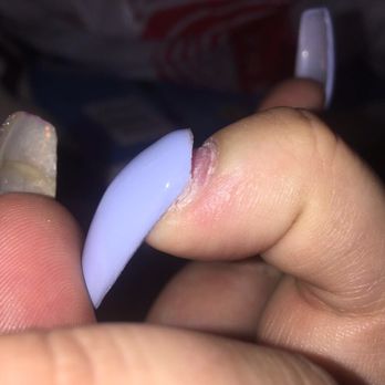Q-Nails - went in two days ago and I bumped my nail not even enough to hurt me and it's already lifting 0s - Nail Salons Near Me - Pleasant Hill, California