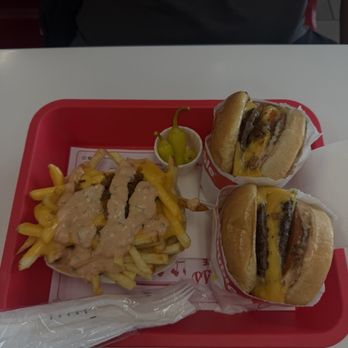 In-N-Out Burger - animal style double double  & animal style fries - Fast Food Near Me - Aurora, Colorado