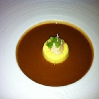 Le Papillon - 12/2/2011 - Lobster Bisque with a Sweet Corn Timbale $14 - French Near Me - San Jose, California