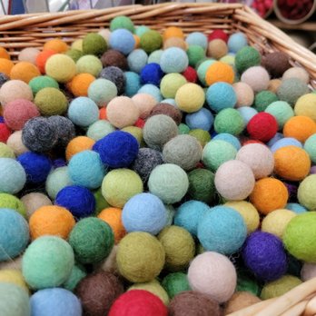 Pendleton Woolen Mill Store - Felt balls! - Fabric Stores Near Me - Portland, Oregon