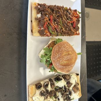 Roman Inn - NJ shore cheese steak w Ish sauce, Italian eggplant w balsamic glaze. Mushroom truffle - Pizza Near Me - Englewood, New Jersey