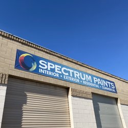 Spectrum Paints - Our front entrance