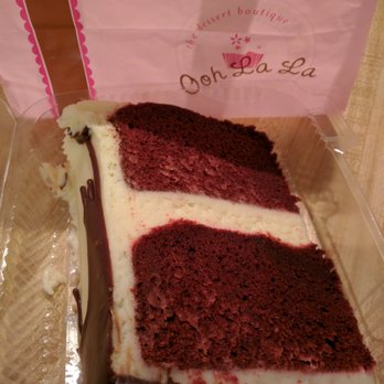 Ooh La La Dessert Boutique - Red Velvet Cake Slice - Desserts Near Me - Katy, Texas