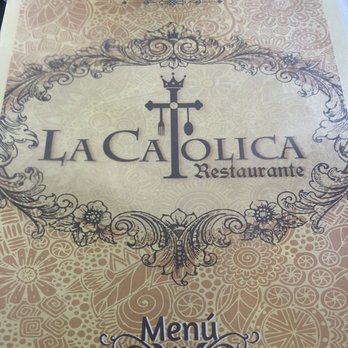 La Catolica - Menu Front cover - Breakfast & Brunch Near Me - La Paz, BCS La Catolica - Menu Front cover - Breakfast & Brunch Near Me - La Paz, BCS