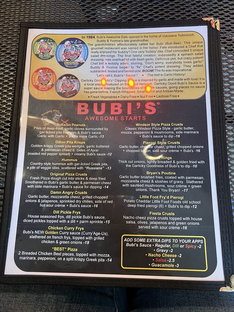 Bubi's Awesome Eats