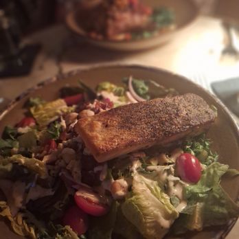 Ashten's - Salad with salmon - New American Near Me - Southern Pines, North Carolina