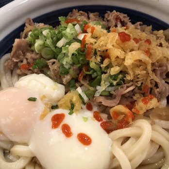 Marugame Udon - Beef udon w soft egg - Japanese Near Me - Costa Mesa, California Marugame Udon - Beef udon w soft egg - Japanese Near Me - Costa Mesa, California