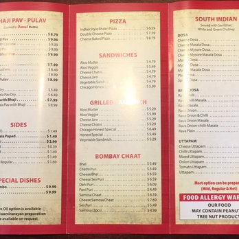 Honest - Menu - Indian Near Me - Schaumburg, Illinois Honest - Menu - Indian Near Me - Schaumburg, Illinois