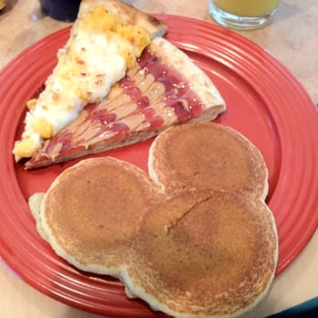 Goofy's Kitchen - Mac and cheese and PB&J pizzas and Mickey mouse pancake! - American Near Me - Anaheim, California Goofy's Kitchen - Mac and cheese and PB&J pizzas and Mickey mouse pancake! - American Near Me - Anaheim, California