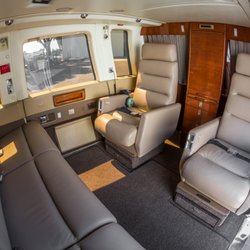UNIQ Helicopters - Sikorsky S76 Interior. Capacity: 6 passengers  Book your private charter Now! + 1 (310) 584-7777  info@uniq.la  UNIQ.LA
