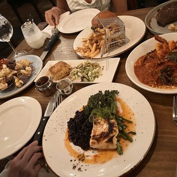 Orange Hill Restaurant & Events - the whole meal minus cake - Steakhouses Near Me - Orange, California