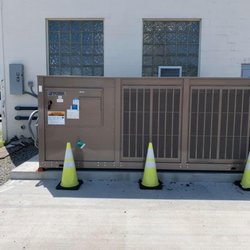 DSL Electric - Industrial work as well, we set this 100 ton chiller to cool water for a host of various machines inside