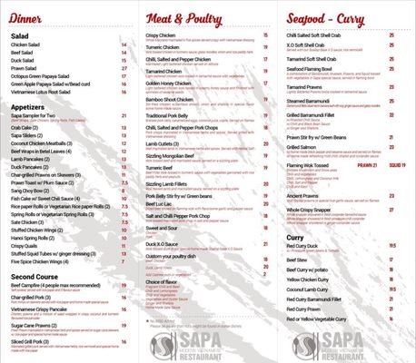 Menu photo 3 Sapa Modern Vietnamese Terrigal, NSW Menu photo 3 Sapa Modern Vietnamese Terrigal, NSW