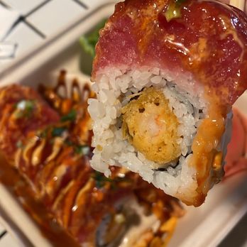 Makoto Sushi - Forever Roll- The rolls are huge & worth the price - Sushi Bars Near Me - Aiea, Hawaii Makoto Sushi - Forever Roll- The rolls are huge & worth the price - Sushi Bars Near Me - Aiea, Hawaii