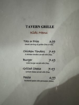 Menu photo 4 Tavern Grille Murrieta, CA