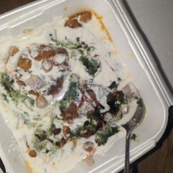 Aloo tikka chat