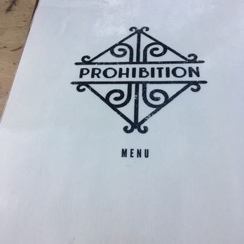 Prohibition - Menu - Cocktail Bars Near Me - Charleston, South Carolina Prohibition - Menu - Cocktail Bars Near Me - Charleston, South Carolina