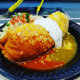 Pork Chile Verde Smothered Burrito
