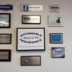 Affordable Insurance Agency of Ohio - Just some of the companies we represent.