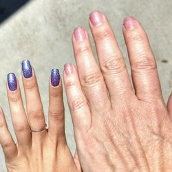 We absolutely love getting our gel manicures here!!