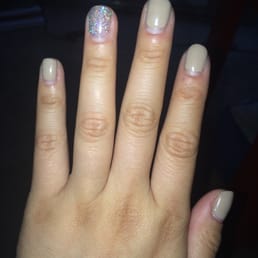 Gel manicure 10 days out. We can only wear neutral colors in nursing school.