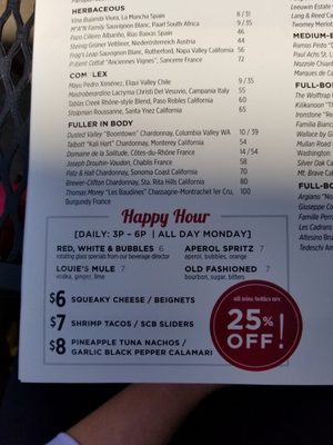 Menu photo 3 Louie's Wine Dive Des Moines, IA