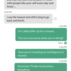Mike's Pawn - "I deal with ppl like yourself everyday and know"