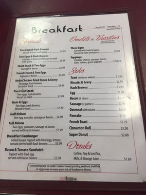 Menu photo 8 Nelson's Buffeteria Tulsa, OK