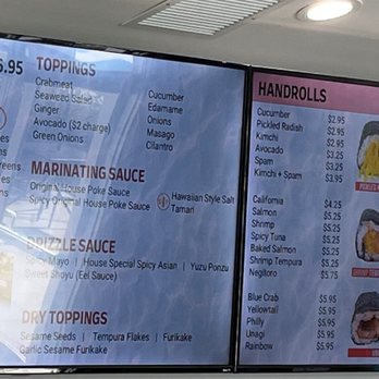 Poke Pub - Menu - Hawaiian Near Me - Long Beach, California