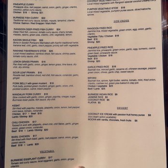 Rangoon Burmese Kitchen - Menu - Burmese Near Me - Honolulu, Hawaii Rangoon Burmese Kitchen - Menu - Burmese Near Me - Honolulu, Hawaii