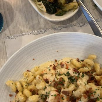 Hogfish Harry's Restaurant + Bar - Brussels sprouts and lobster Mac and cheese - Seafood Near Me - Naples, Florida Hogfish Harry's Restaurant + Bar - Brussels sprouts and lobster Mac and cheese - Seafood Near Me - Naples, Florida