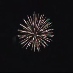 Feuerwerk über Holzminden