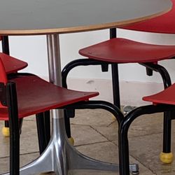 CareSpot Urgent Care of Lake Mary - Supposed to be an areas for children to sit and that is nice needs to be cleaned and the top of the table is cracked plastic over the wood