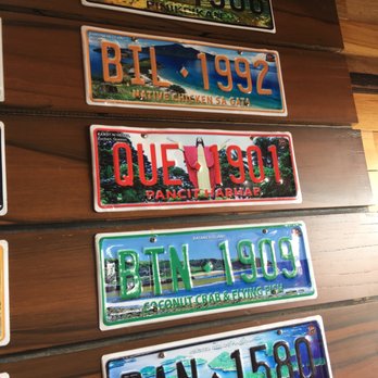 Isla Restaurant - License plates from the provinces - Filipino Near Me - San Bruno, California Isla Restaurant - License plates from the provinces - Filipino Near Me - San Bruno, California