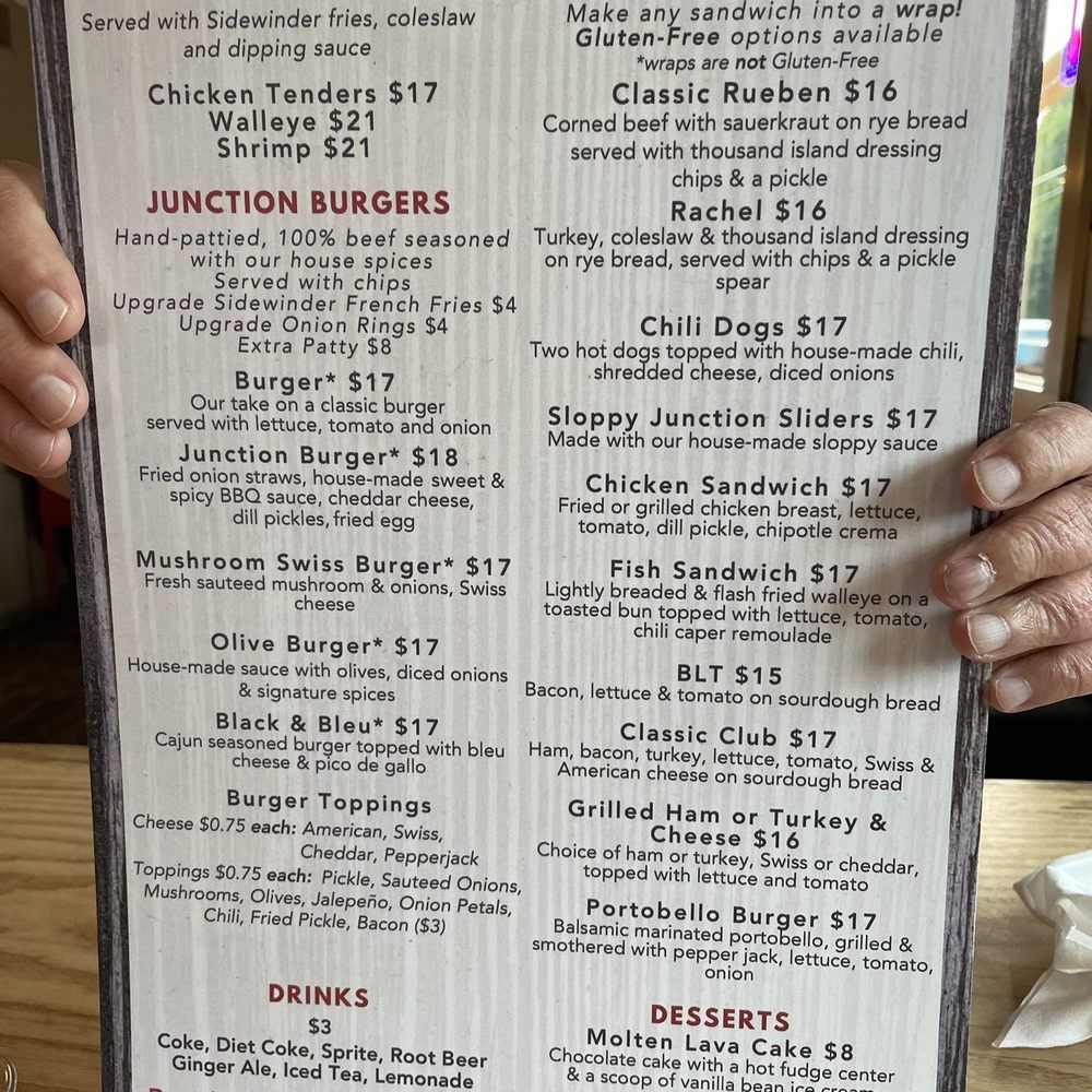 Junction Bar & Grill - the menu - American Near Me - Walloon Lake, Michigan Junction Bar & Grill - the menu - American Near Me - Walloon Lake, Michigan