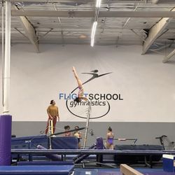 Flight School Gymnastics - Happy to report my youngest is a gymnast and eagerly awaits every lesson.