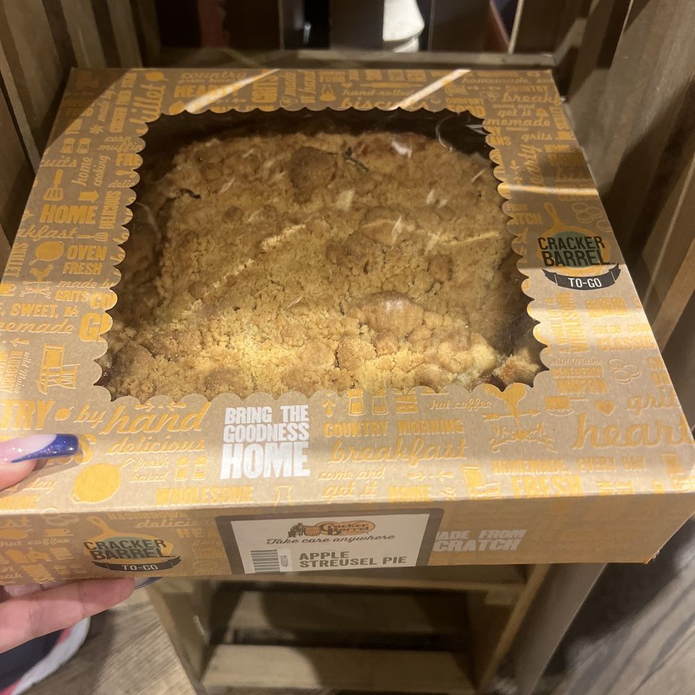 Cracker Barrel Old Country Store - Apple pie to go! - American Near Me - Mount Arlington, New Jersey